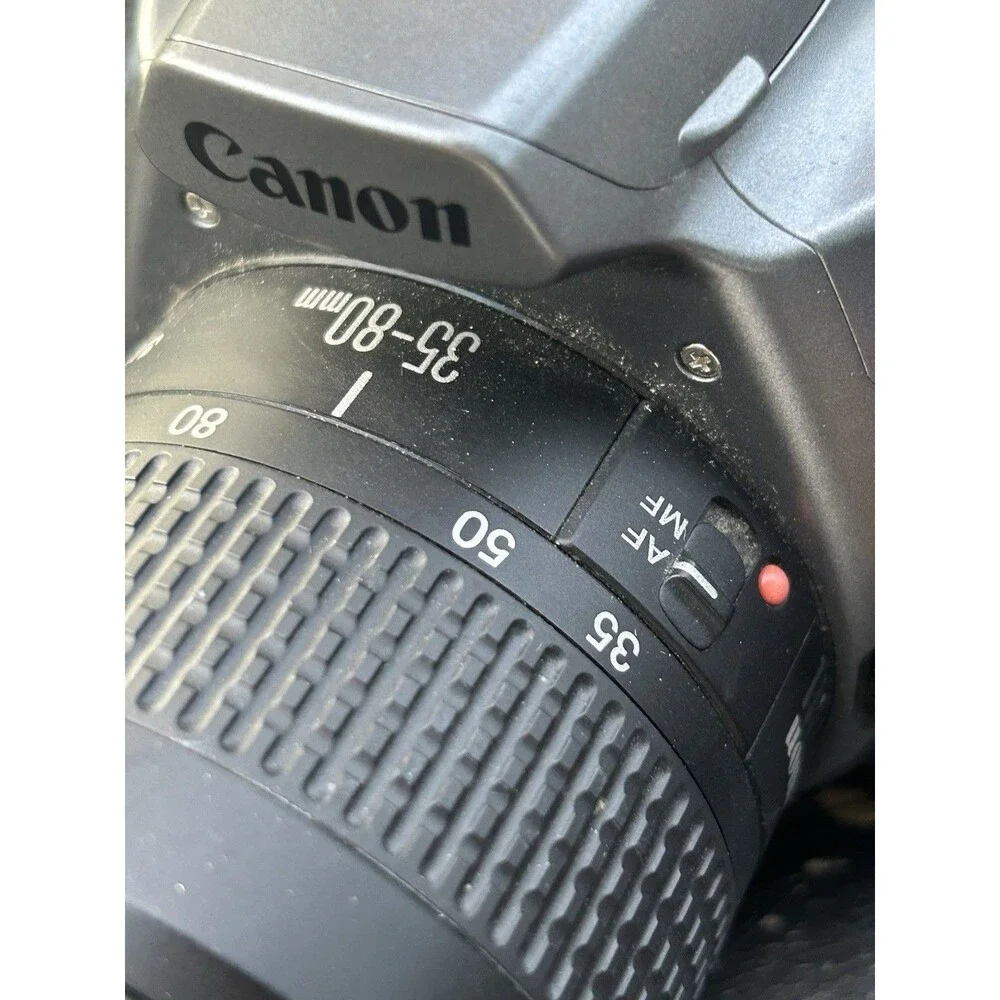 Canon EOS Rebel GII 35mm Film SLR Camera 75-300 Canon EF (Untested)
